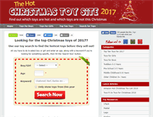 Tablet Screenshot of christmastoysite.com